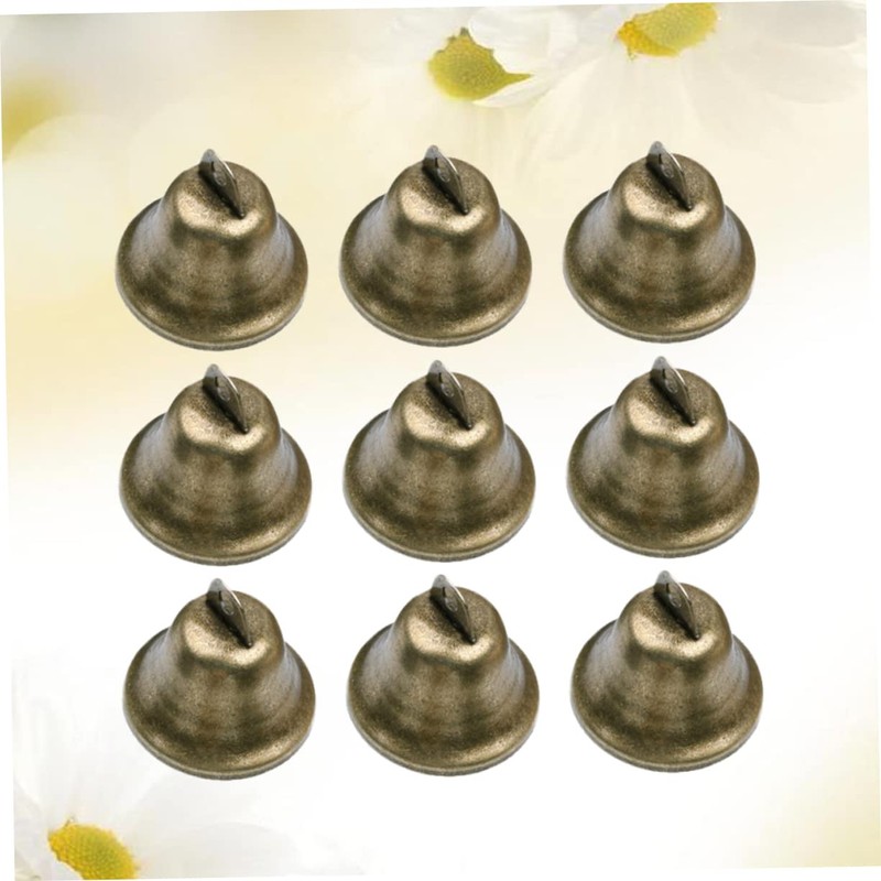 VILLFUL Polished Brass Hand Call Bell 20pcs Decorative Bells for