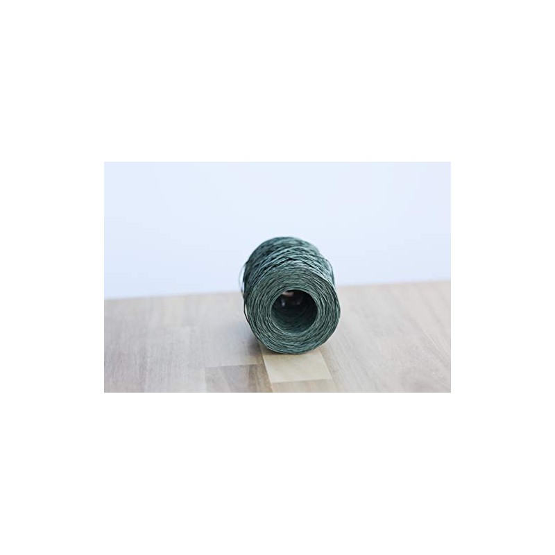 Green Coloured Bindwire Paper Covered Wire Roll 205 Metres by