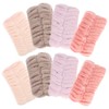 Beavorty Elastic Spa Wristbands 8 Pack Face Wash Wristband Set