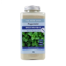 900g The Herb Shop Beauty Salt Peppermint 2ea