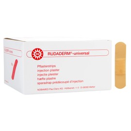 RUDADERM Universal Plaster Strips Pack of 500 Various Sizes, Sizes: 1.9 x 7.6 cm