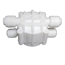 Malida - Válvula de apagado automático de tubo de 1/4 pulgadas para conexión rápida para filtros de purificador de agua de ósmosis inversa (apagado automático)