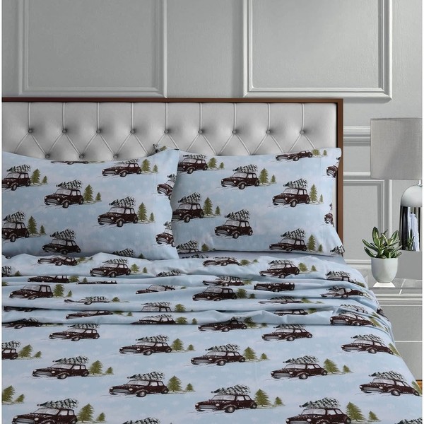 Extra Deep Pocket 4 Piece Flannel Sheets King Size with
