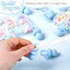 24 Pcs Baby Shower Pacifiers, 1.75 Inch Plastic Pacifiers for