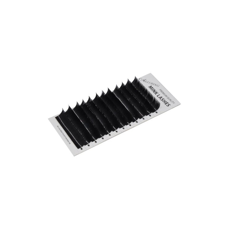 Alluring Premium Mink Lashes for Eyelash Extensions B curl .15mm