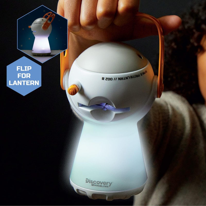 Discovery™ #Mindblown Grab & Go Galaxy Lantern Portable Planetarium Projector,