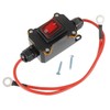 JAMHER DC 12V-24V Waterproof Inline Switch IP65 DPST Dual Side