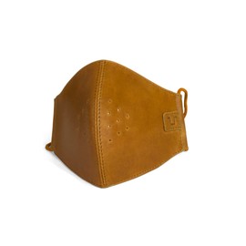 Trip Machine Company Leather Face Mask (Vintage Tan)