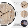 EMAX HOME 20 Inch Large Farmhouse Wall Clock, Rustic Antique