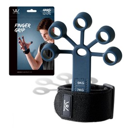 ALINCO WBF005N Hand Grip, Hard Grip Training, Hand Grip, Finger Grip, Finger Training, Adjustable Load, 11.0 - 19.2 lbs (5 - 9 kg), Easy to Use, Unisex, Navy