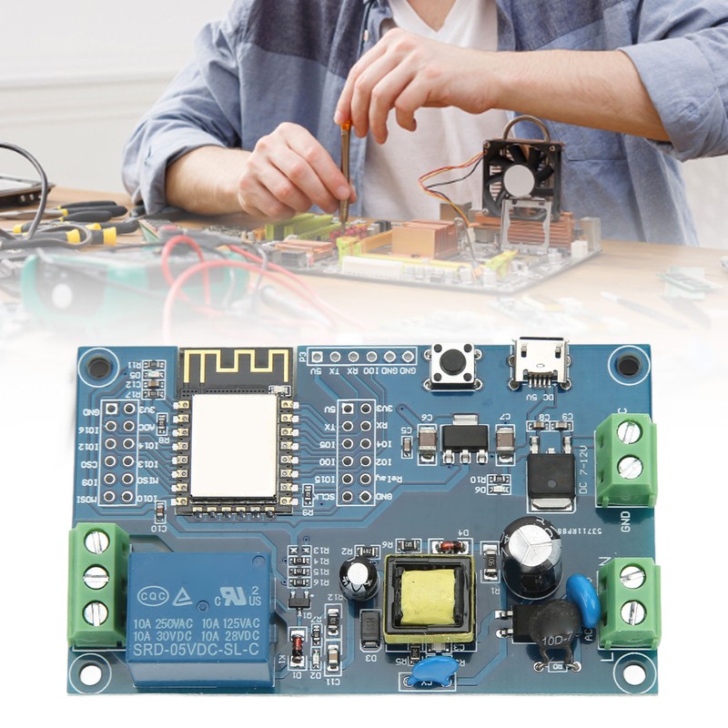 Relay Module 1 Channel WiFi Development Board AC 90‑250V DC