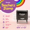 Promot Checked Together - Self-Inking Rubber Teacher Grading Stamp -