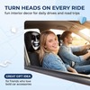AJNZAU Pack of 2 Headrest Covers, Funny Car Headrest Covers