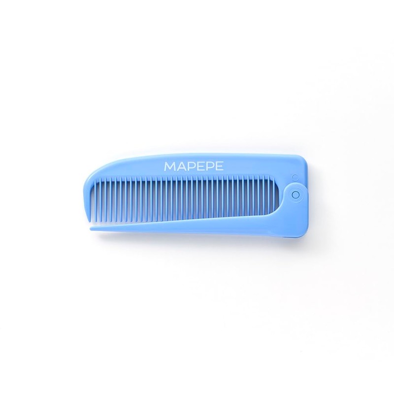 MAPEPE Compact Pocket Comb (Blue Denim)