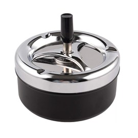 KOMUNJ Rotating Ashtray, Table Ashtray, Modern Rotating Ashtray, Wind Ashtray with Lid