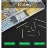 Litorange 900 Piece Steel Nails Set, 10 Sizes Concrete Nails