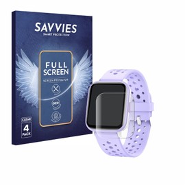 Savvies Pack of 4 Full Screen Protectors for Butele H69 Full Cover Screen Protector [3D Curved, Transparent, Anti-Fingerprint]