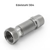Vancoco Stainless Steel Flexible Pipe 3/4 Inch Corrugated Pipe Extendible
