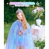 DOLNOW Princess Dress Up for Girls, Light up Princess Cape