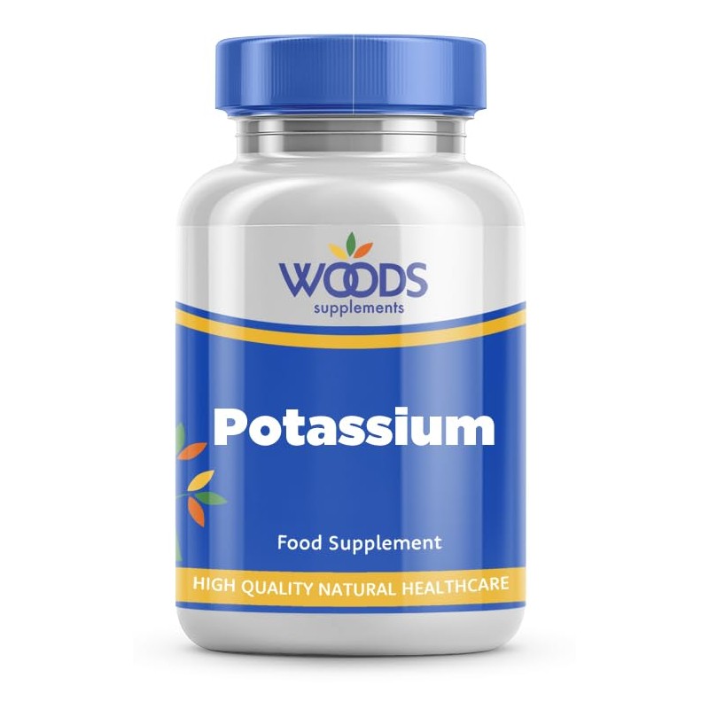 Potassium 50mg (180 Tablets) from Woods Supplements | Potassium has