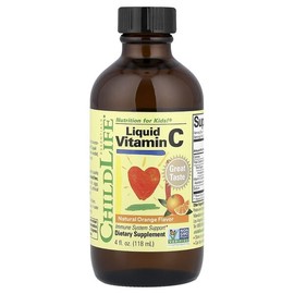 ChildLife Essentials, Liquid Vitamin C, Natural Orange Flavor, 118ml (4 fl oz) / ChildLife Essentials (차일드라이프), 액상 비타민C, 천연 오렌지 맛, 118ml(4fl oz)