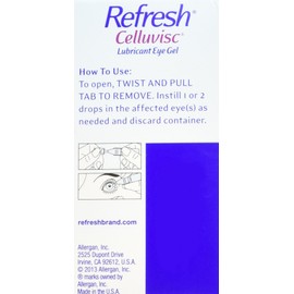 Refresh Celluvisc Lubricant Eye Gel Single-use Containers 30 Ea