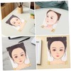 TOVINANNA 2pcs Face Painting Practice Board Makeup Practice Face Draw