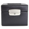 Royce Leather Luxury Two Slot Watch Box in Genuine Leather