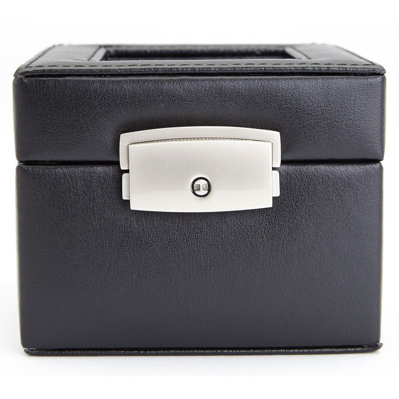Royce Leather Luxury Two Slot Watch Box in Genuine Leather