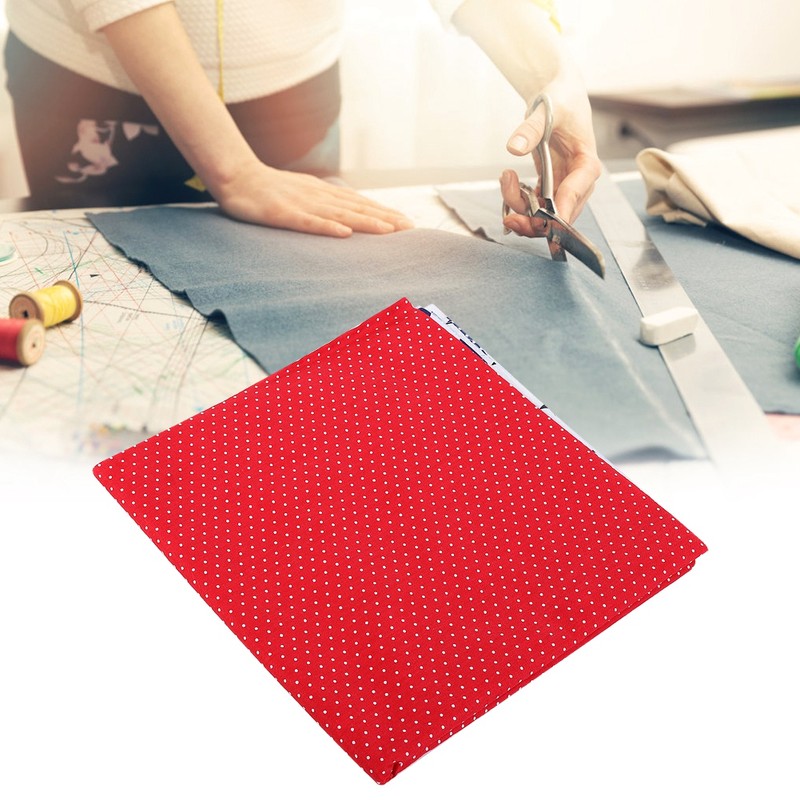 50x50cm 8Pcs Dot Star Stripe Print Pattern Cotton Cloth Fabric