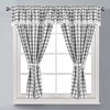 Householdfurnishing Embroidered Kitchen Window Pair Curtains Set Rod Pocket with