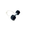 Dumbbell Ornament, 3.25" Length (Black)
