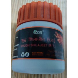 1 X 20 g Divya Shilajeet Shuddha - Shilajit Sat Patanjali Baba Ramdev