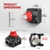 RED WOLF On-Off Battery Switch DC 12V-48V 275A, Heavy Duty