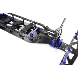 Integy Upgrades for Team Associated, Alloy Chassis & Carbon Fiber Conversion Kit for DR10 Drag