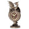 Veronese Design 10.25 Inch Steampunk Mechanical Dragon Perching On Top