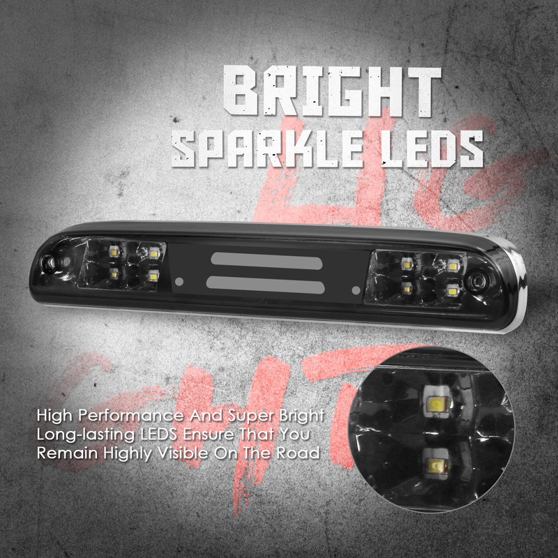 High Mount Stop Third Brake Light, Compatible with 1999-2016 Ford