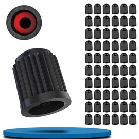 Pack of 60 Valve Caps Car Tyre Valve Caps High Airtightness, Water & Dustproof Car Valve Cap, Valve Caps Universal for Cars, Motorcycles, Bicycles, etc.