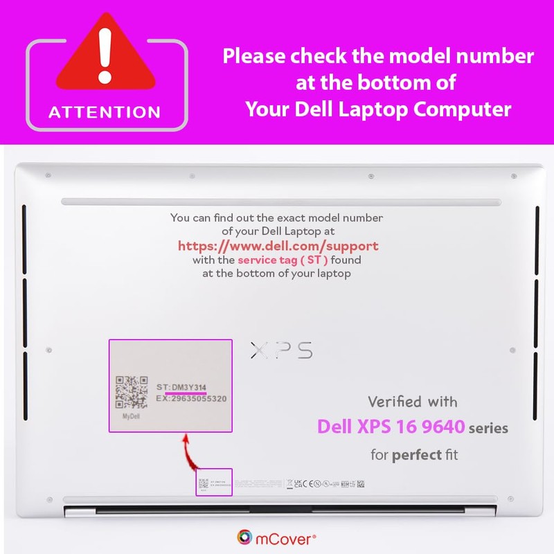 mCover Case ONLY Compatible for 2024 or Later 16.3" Dell