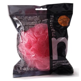 MartiniSPA Massage Color Soft Peeling Mesh Sponge - Assorted Colours - Orange, Pink, Blue, Green