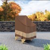 Duck Covers Ultimate Waterproof 28 Inch Stackable Patio Chair Cover,