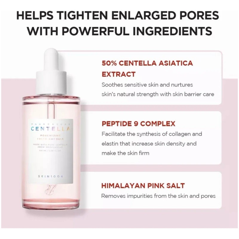 Skin1004 Centella Poremizing Fresh Ampoule Y Clay Mask Stick