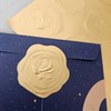 3 piece bundle gold rose sealing sticker 4ea