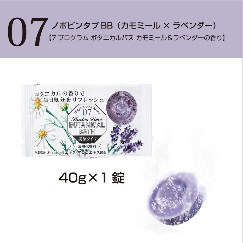 Kiyo N-8934 Pyrethrum Bath Salt, 7 Programs, Botanical Bath, 7