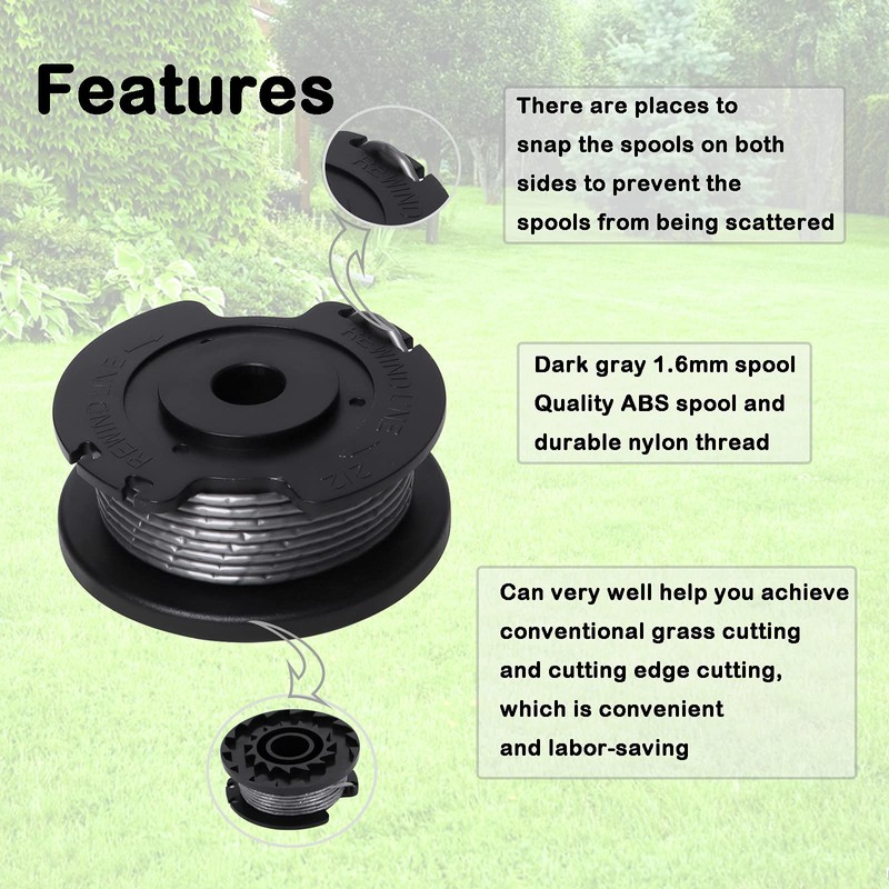 F016800569 Strimmer Spool Line Compatible with Bosch EasyGrasscut 23, EASYGRASSCUT
