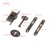 T Tulead Skeleton Key Lock Set Iron Cabinet Lock with