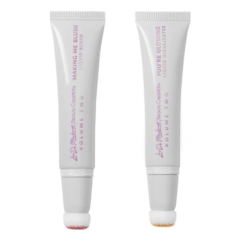 Beauty Creations X Lesdomakeup Rubor E Iluminador Líquido Rosa Coral