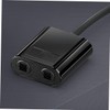 Mipcase Optical Fiber Audio Splitter Easy Connectivity Compact Design Supports