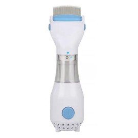 Electric Lice Removal Device Stainless Steel Electric Head Lice Comb for Hair Blue and White, Head Lice and Their Egg Vacuum Hair, Replaceable Filter US Plug