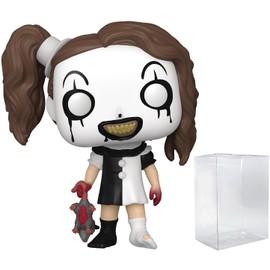 POP Movies: Terrifier - Little Pale Girl (Glow-in-The-Dark) Specialty Series Funko Vinyl Figure (Bundled with Compatible Box Protector Case), Multicolor, 3.75 inches